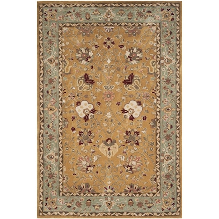 Safavieh 6 x 6 ft. Total Performance Hand Hooked Area Rug, Copper and Moss TLP712B-6R